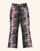 Ganni - Zebra Print Jeans