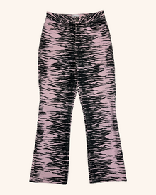 Ganni - Zebra Print Jeans