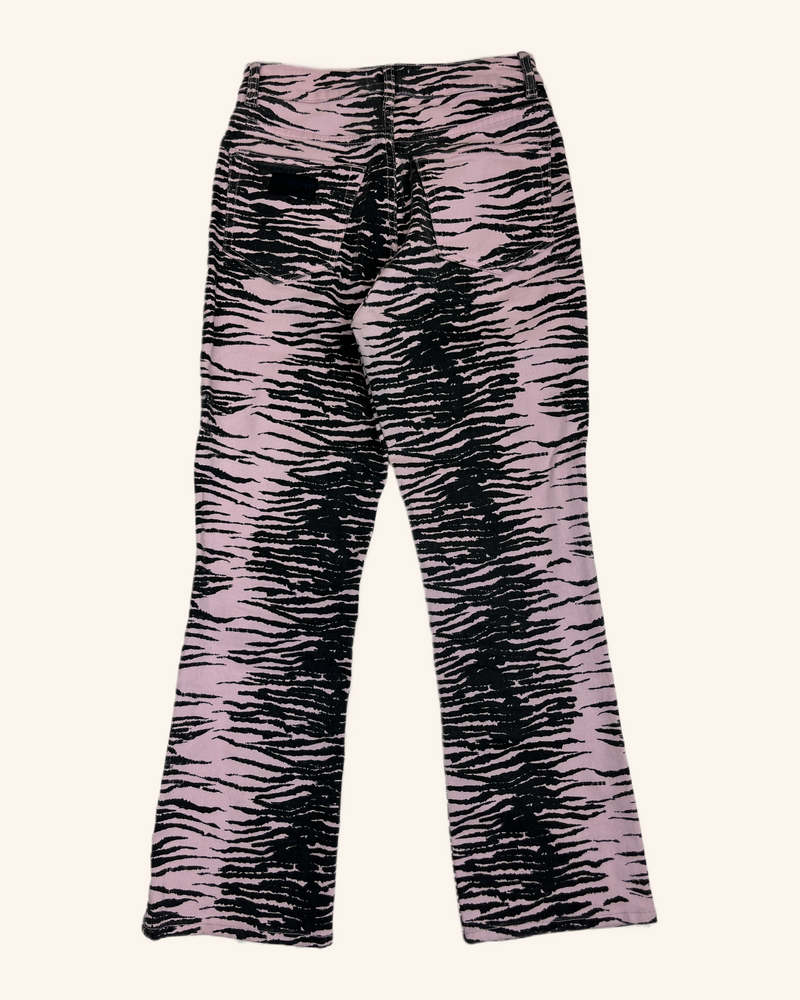 Ganni - Zebra Print Jeans