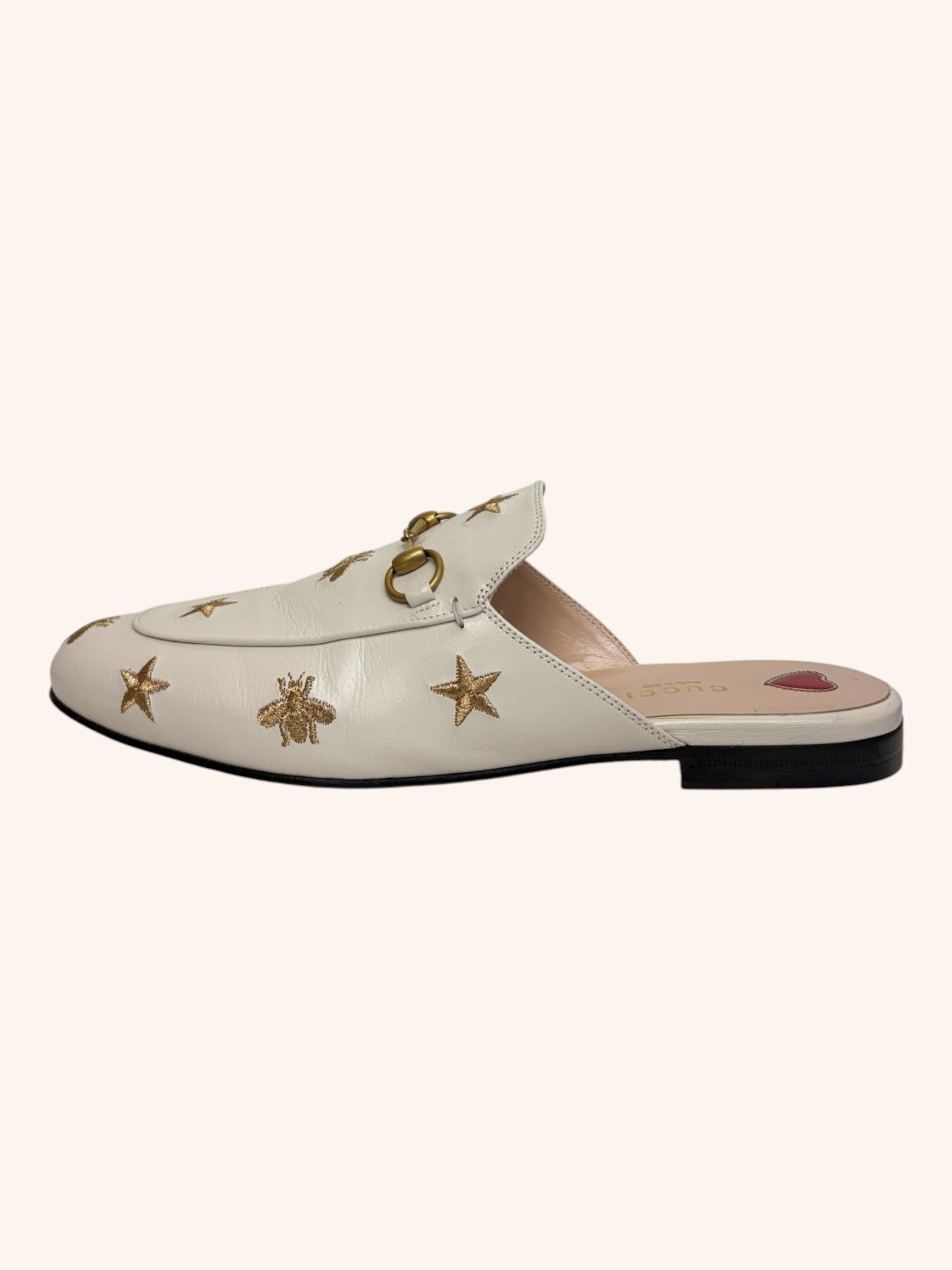 Gucci - Embroidered Mules