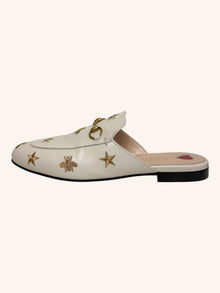 Gucci - Embroidered Mules