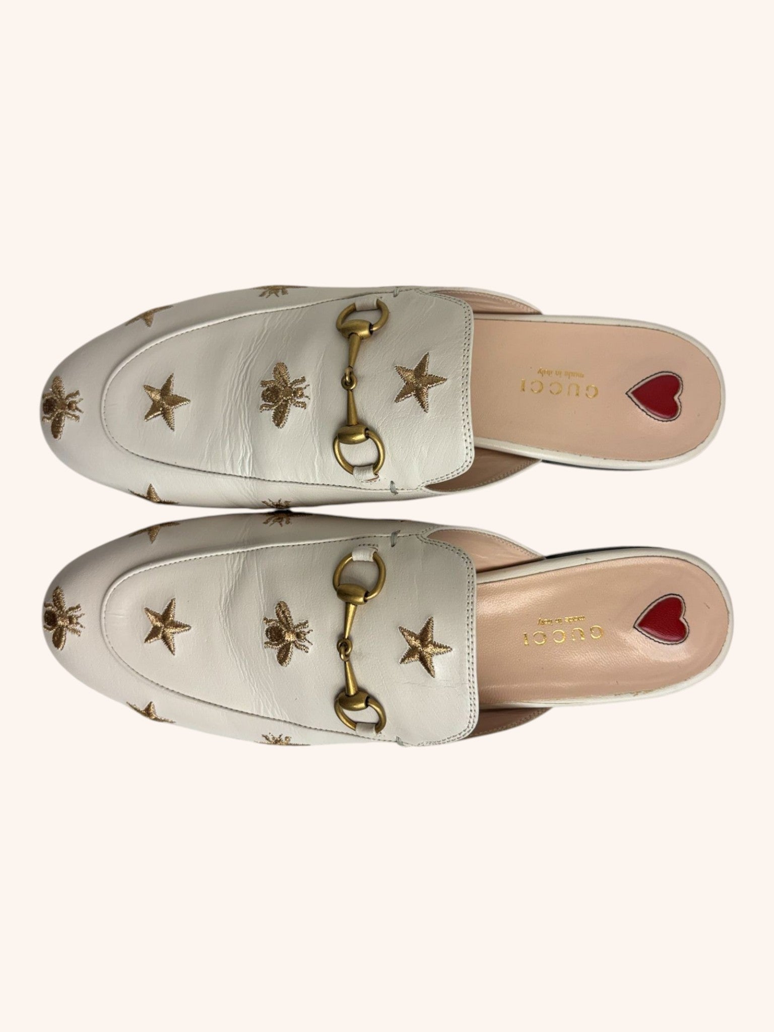 Gucci - Embroidered Mules