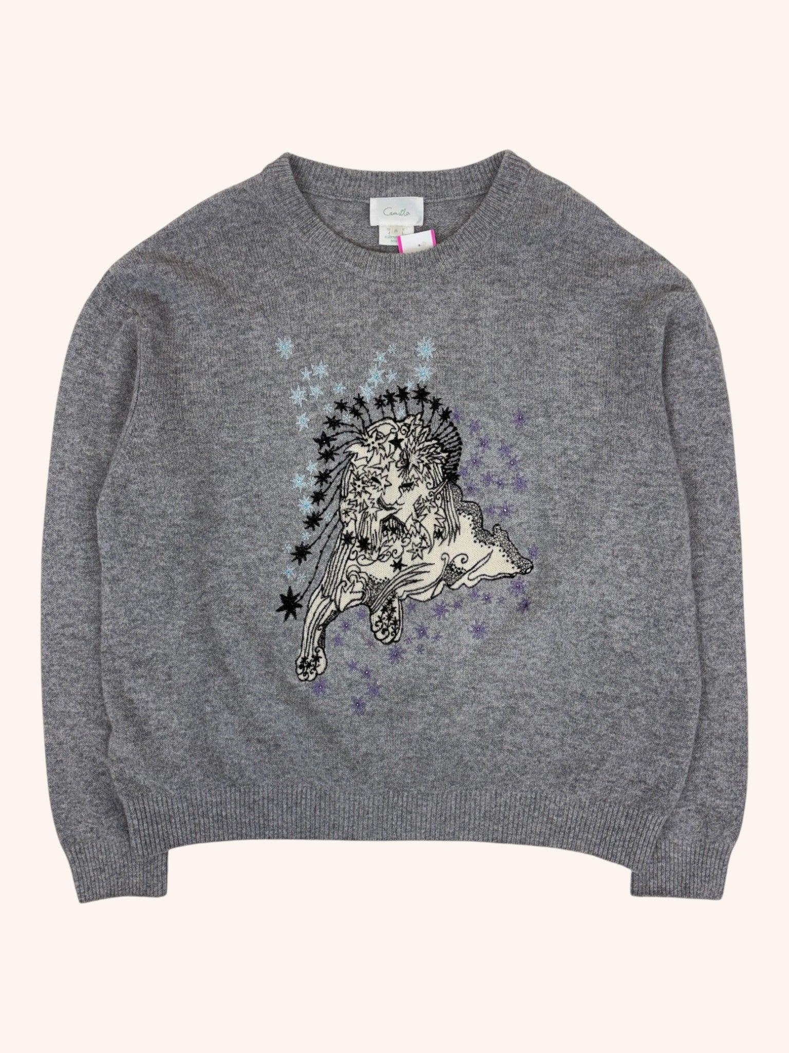 Camilla - Merino Embroidered Jumper