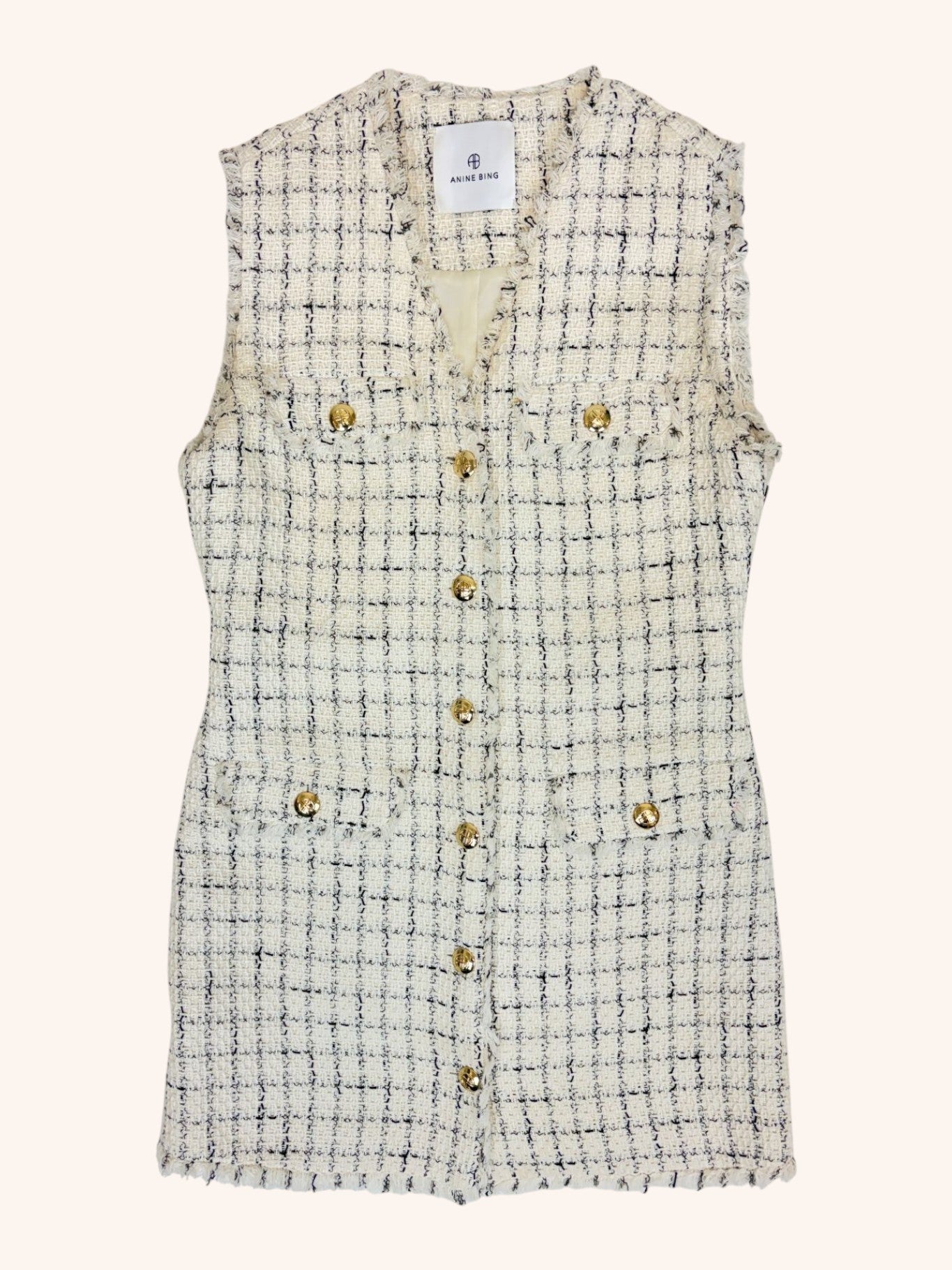 Anine Bing - Tweed Mini Dress