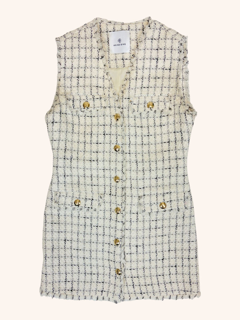 Anine Bing - Tweed Mini Dress