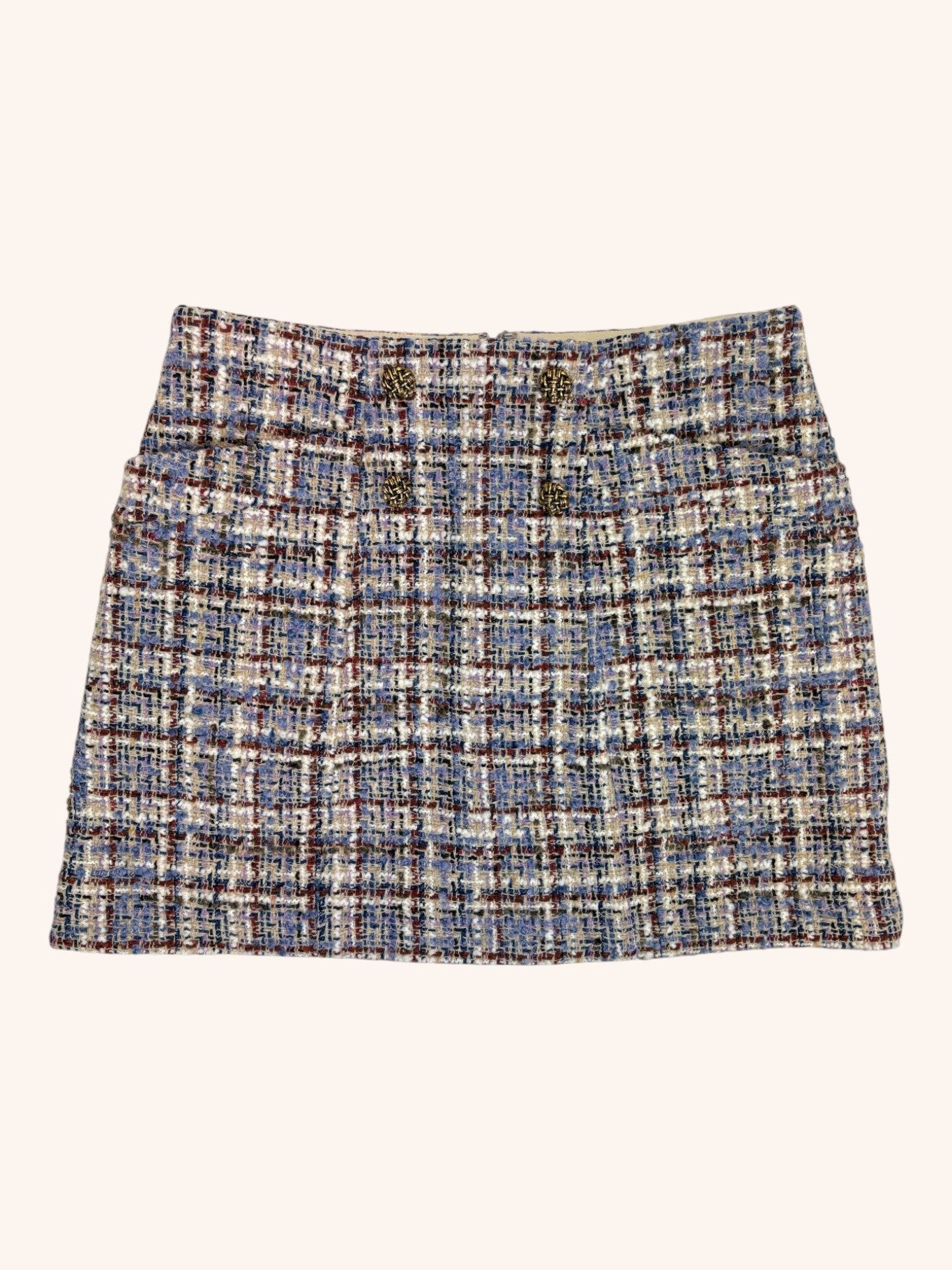 Ba&sh - Tweed Mini Skirt