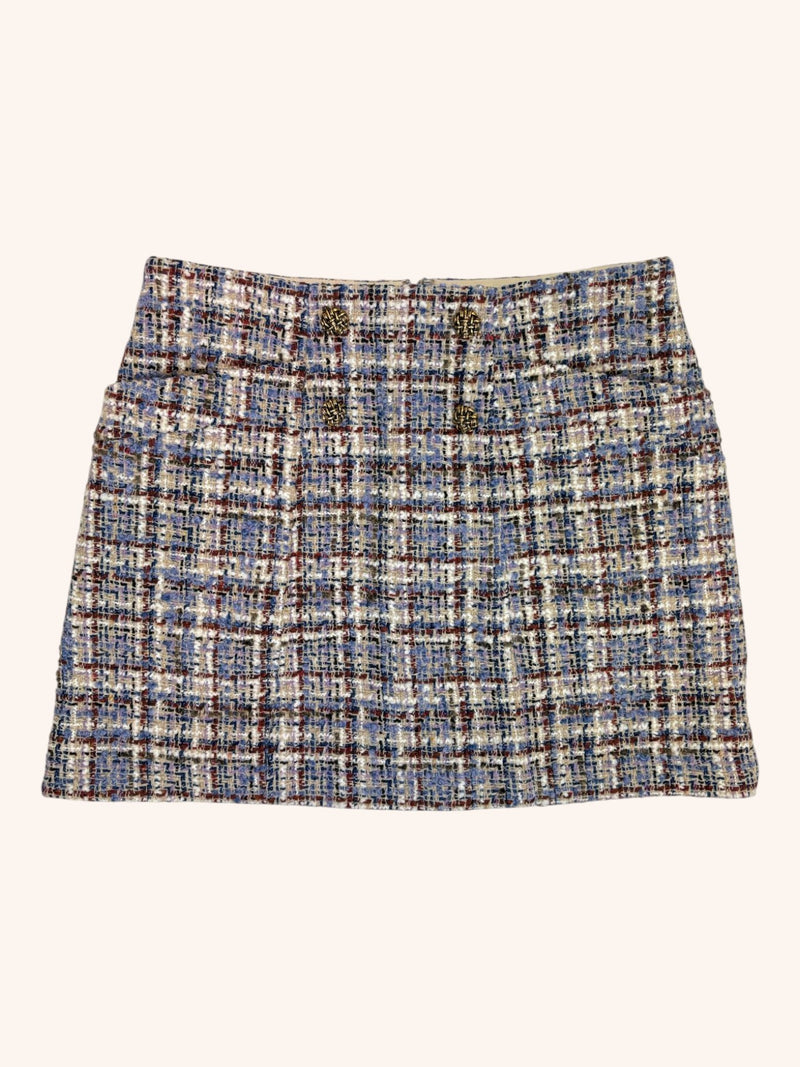 Ba&sh - Tweed Mini Skirt