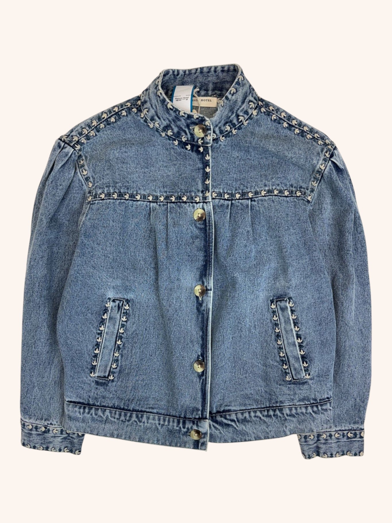 Maison Hotel - Denim Embroidered Jacket