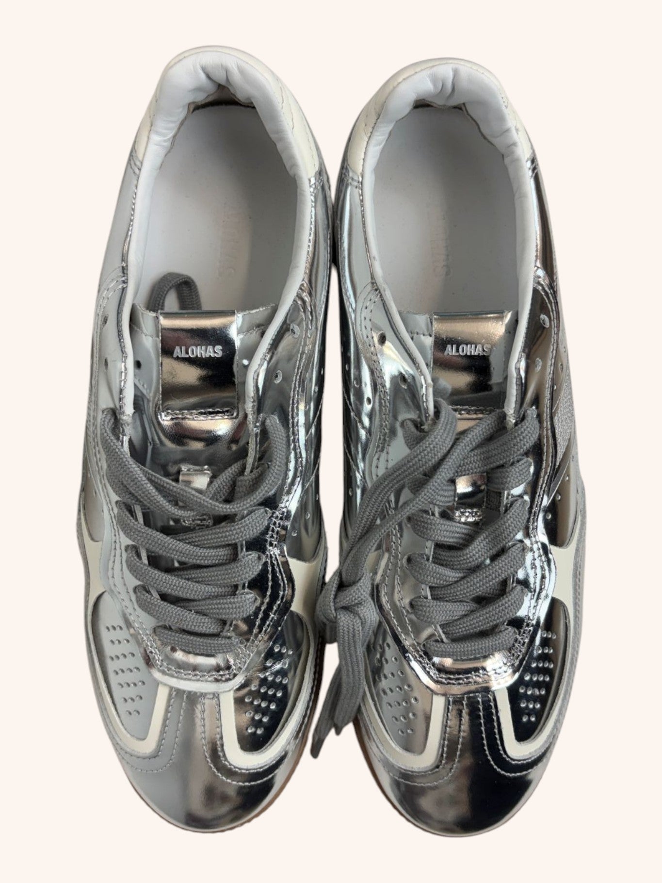 Alohas - Silver Mirror Sneakers