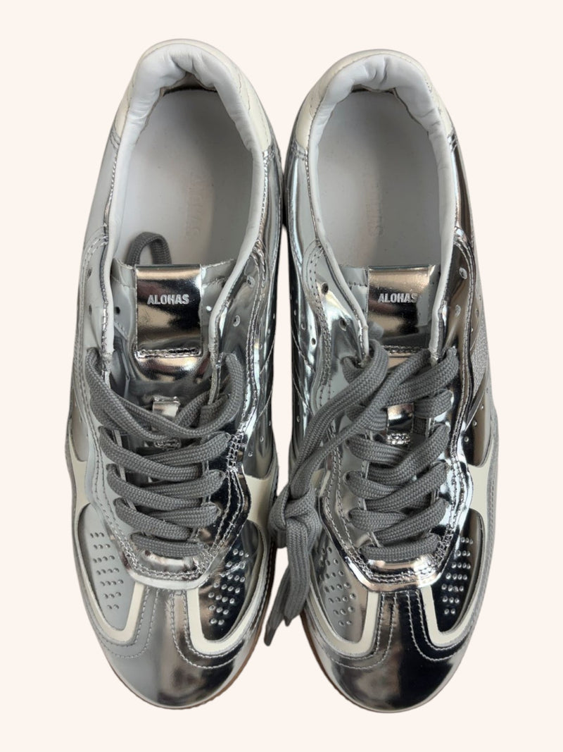 Alohas - Silver Mirror Sneakers