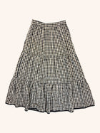 Marle - Gingham Tiered Skirt