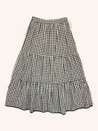 Marle - Gingham Tiered Skirt