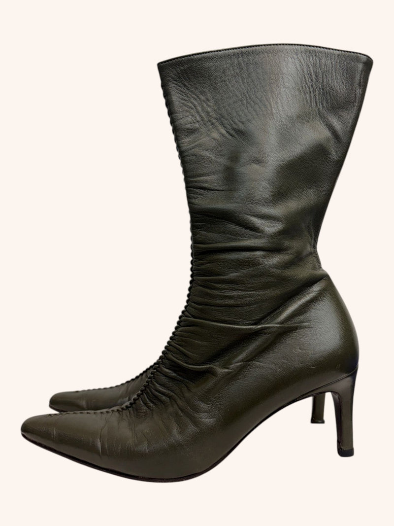L.K Bennett - Gathered Leather Boots