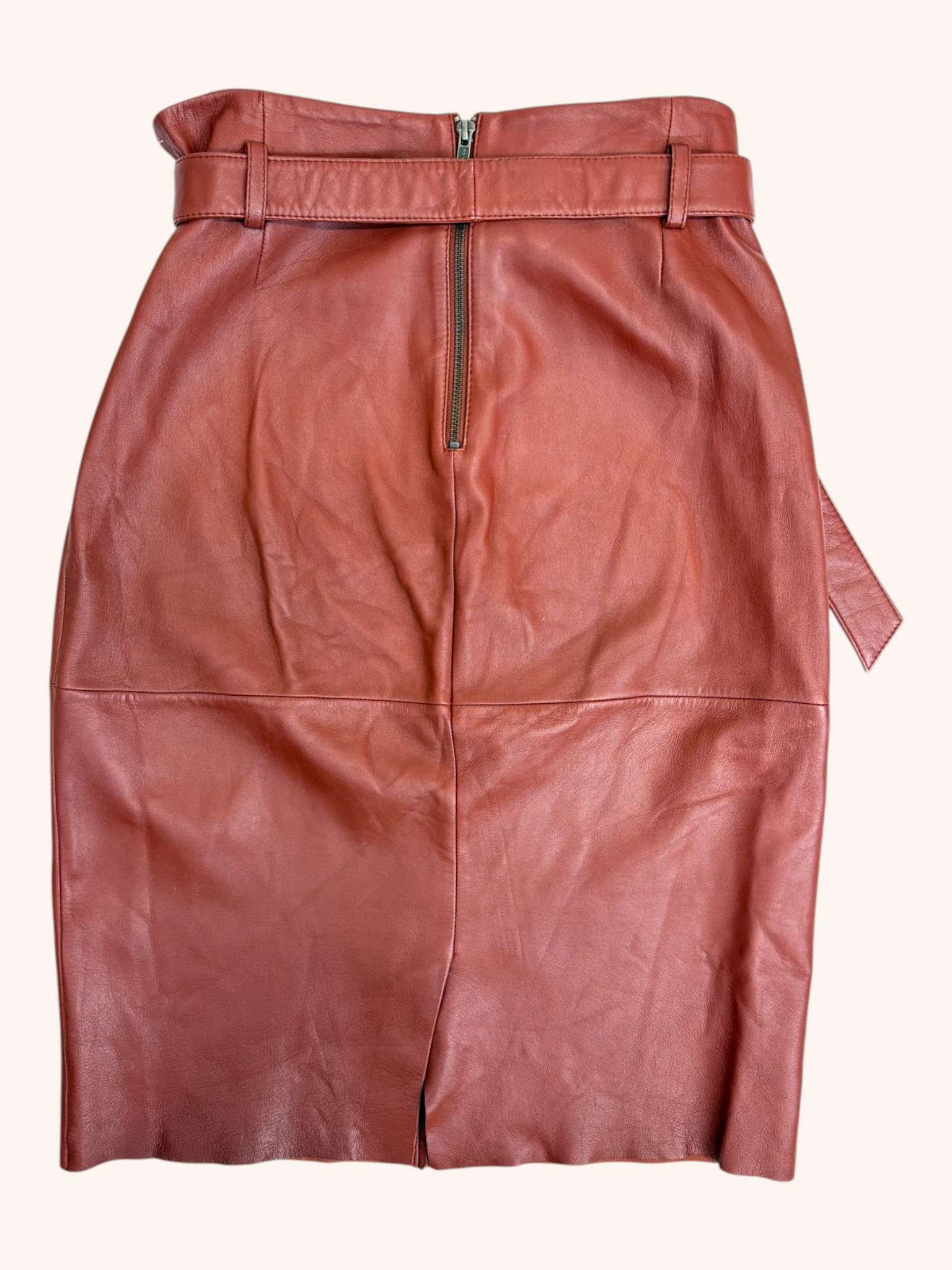 Strom - Leather Pencil Skirt