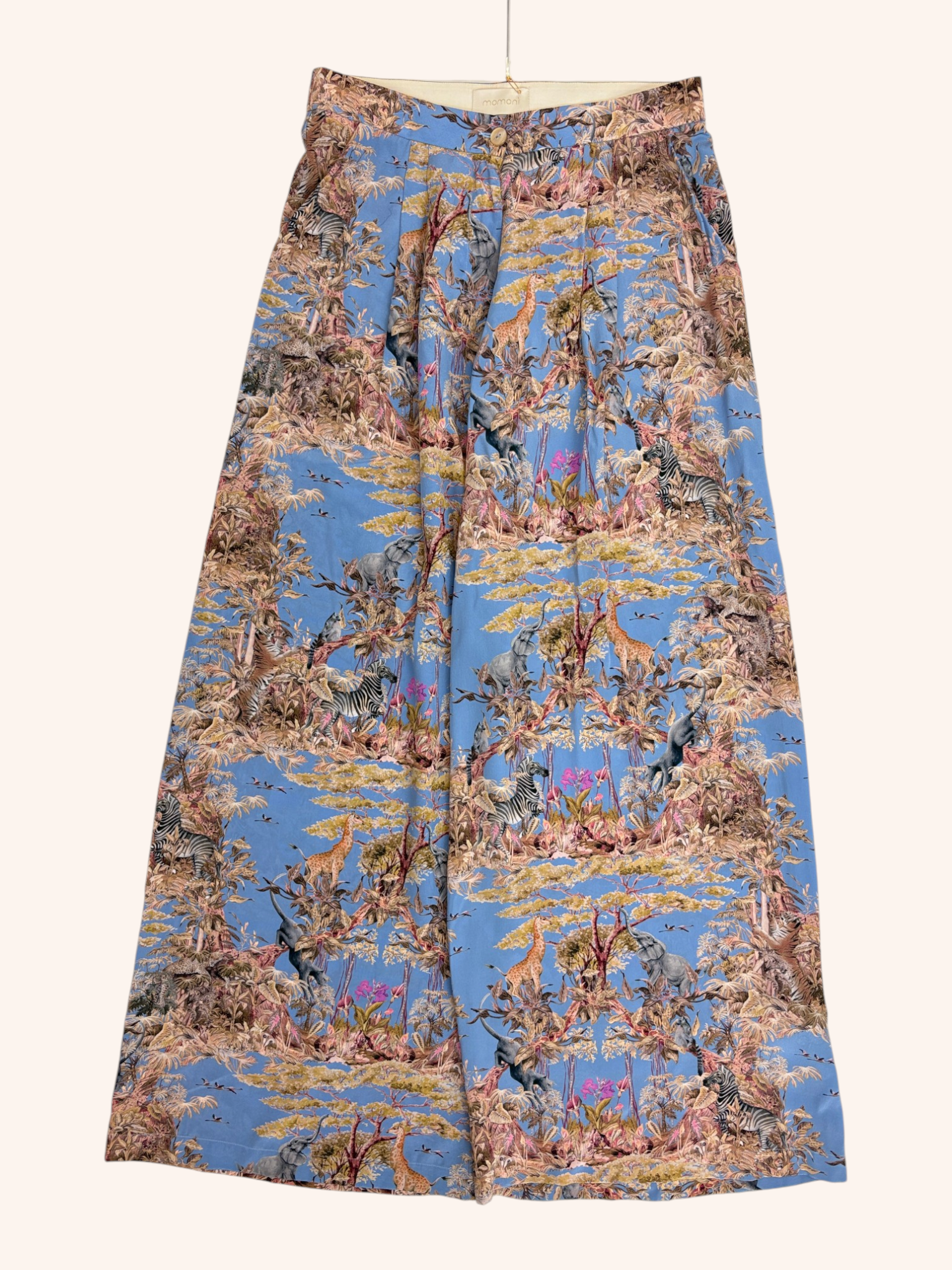 Momoni - Jungle Print Silk Pants
