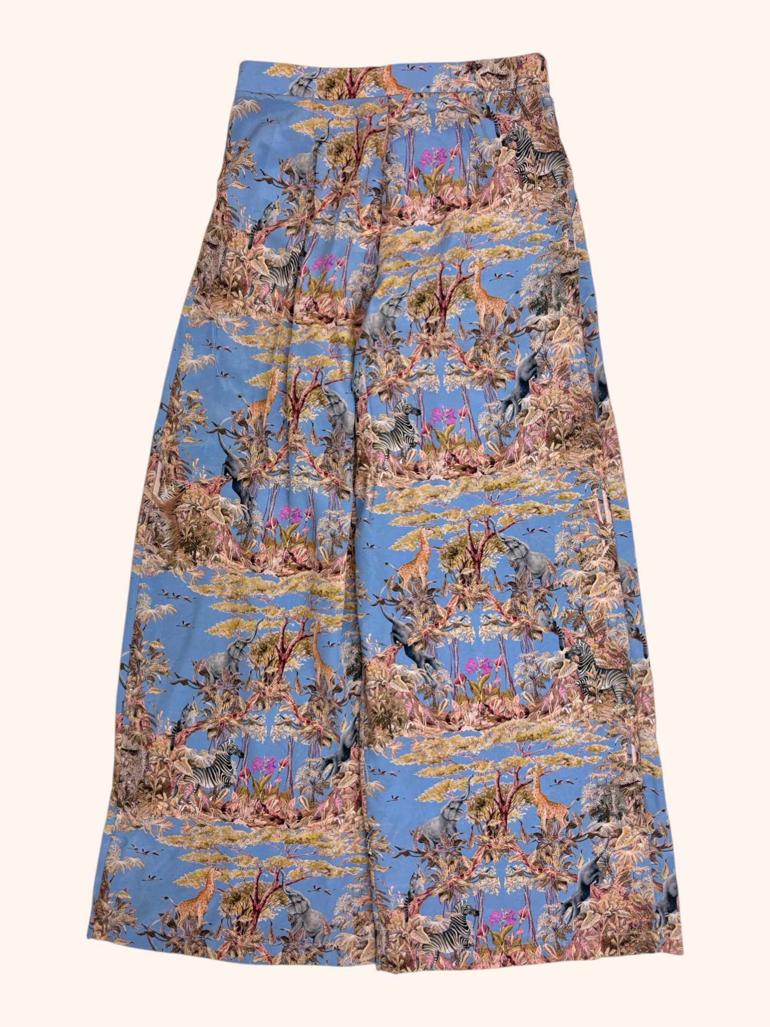 Momoni - Jungle Print Silk Pants