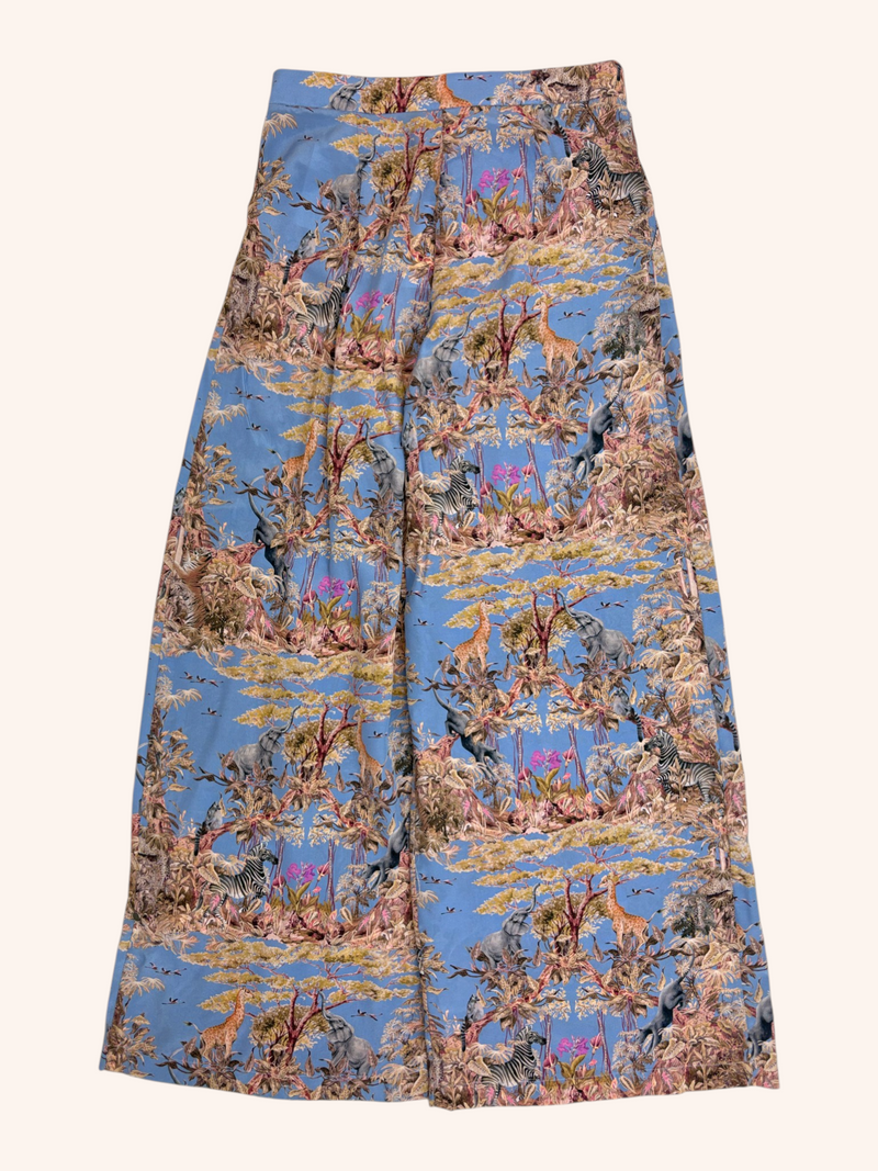 Momoni - Jungle Print Silk Pants