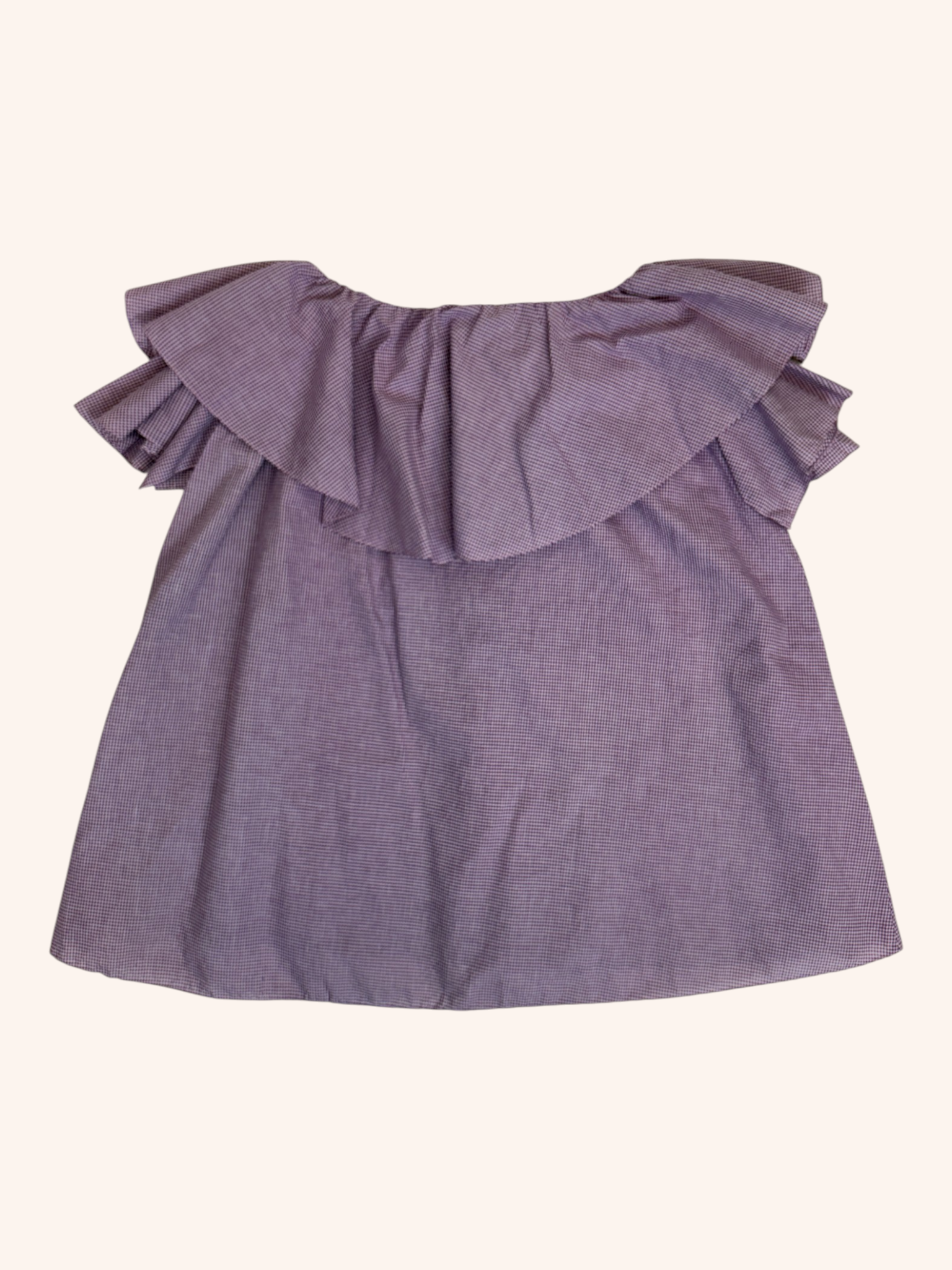 MLM Label - Gingham Ruffled Blouse