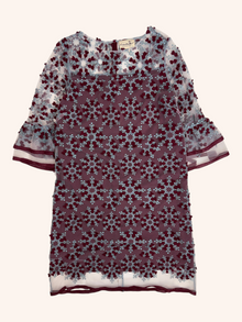 Cooper - Mesh Overlay Dress