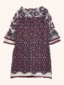 Cooper - Mesh Overlay Dress