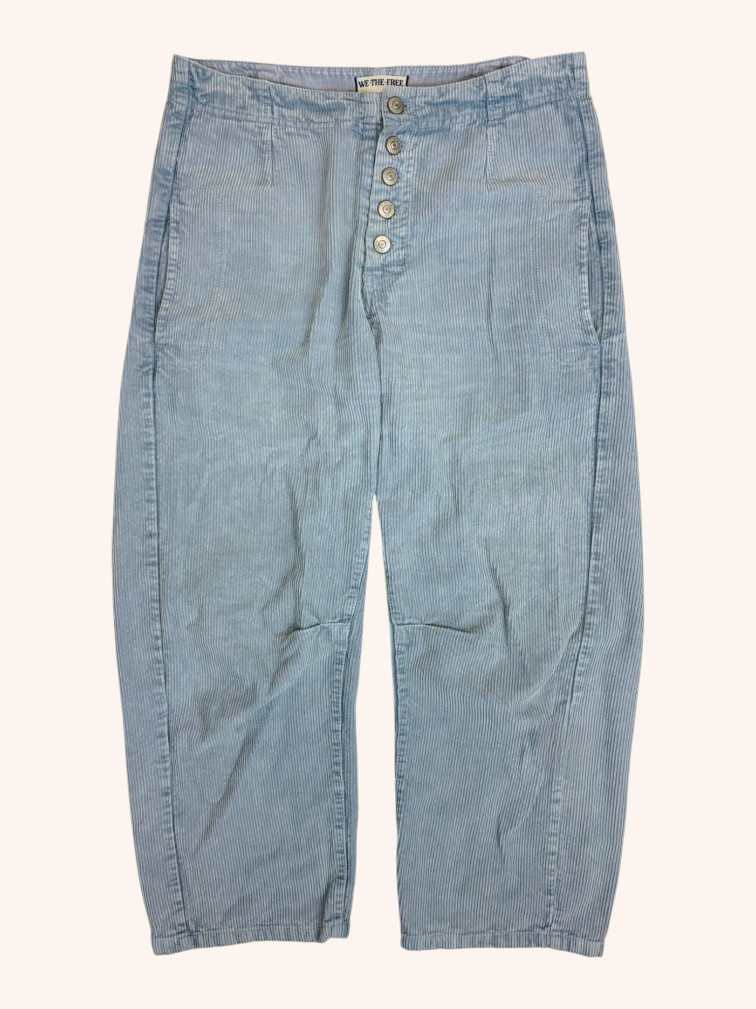 We The Free - Corduroy Barrel Leg Pants
