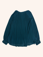 Madly Sweetly - Tie Neck Textured Top