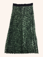 Billie The Label - Leopard Pleated Skirt