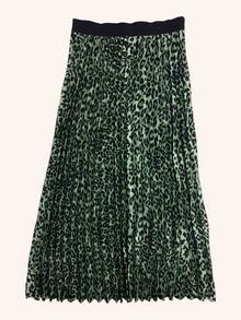 Billie The Label - Leopard Pleated Skirt