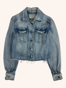 Allsaints - Cropped Denim Jacket