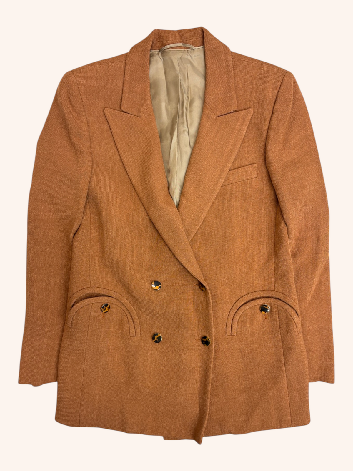 Blaze Milano - Tortoiseshell Button Blazer