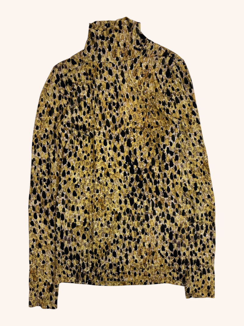 COS - Abstract Mock Neck Top