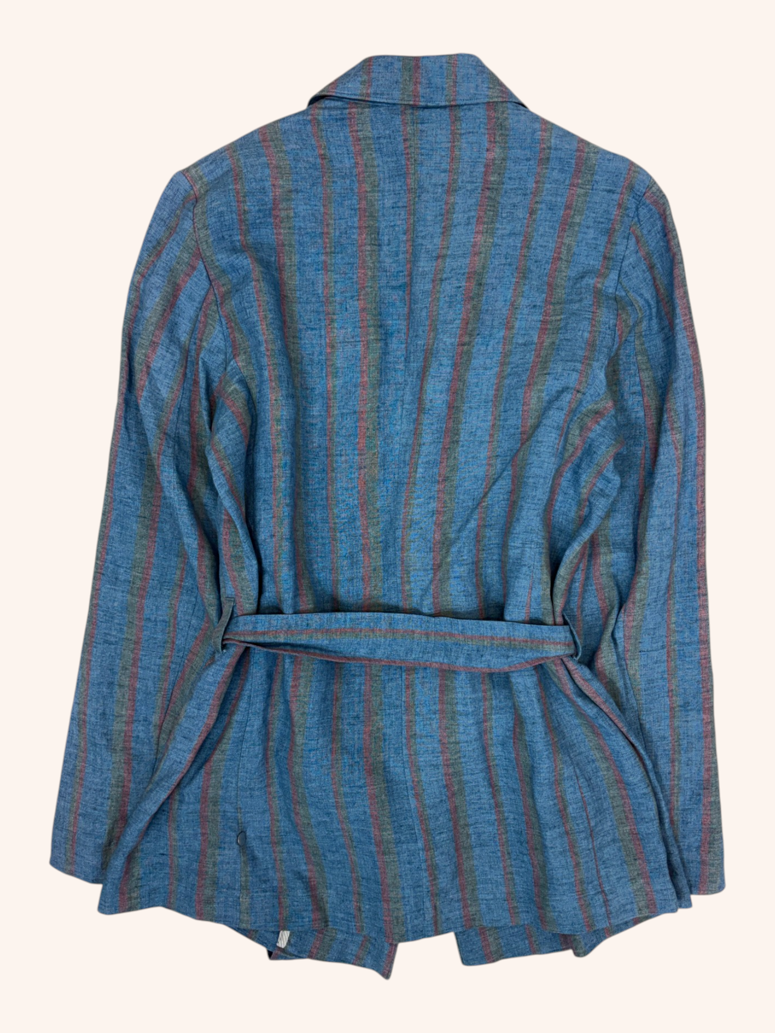 Diega - Striped Tie Waist Blazer
