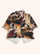 Megan Salmon - Graphic Print Shirt