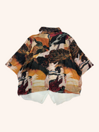 Megan Salmon - Graphic Print Shirt