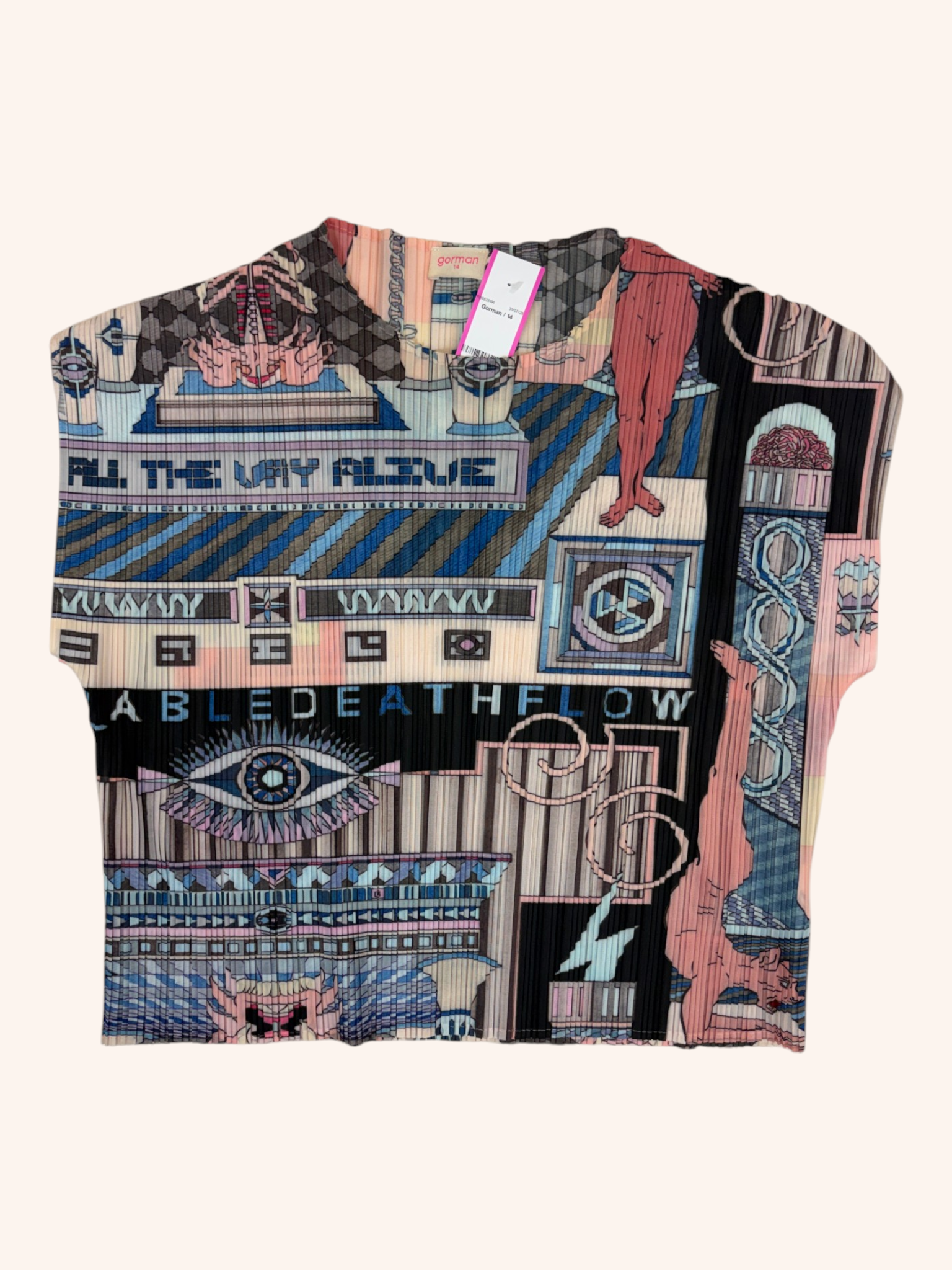 Gorman - Graphic Pleated Top