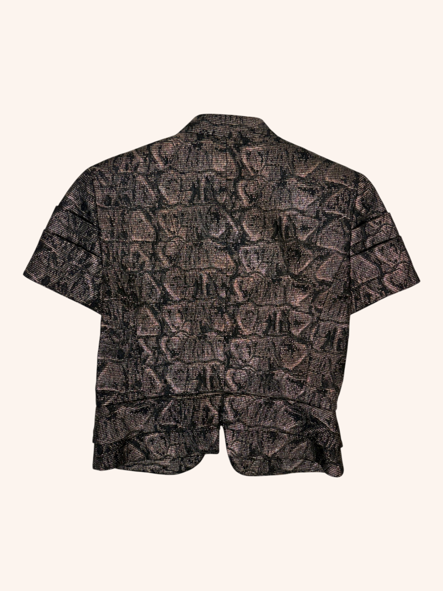 Karen Millen - Metallic Short Sleeve Jacket