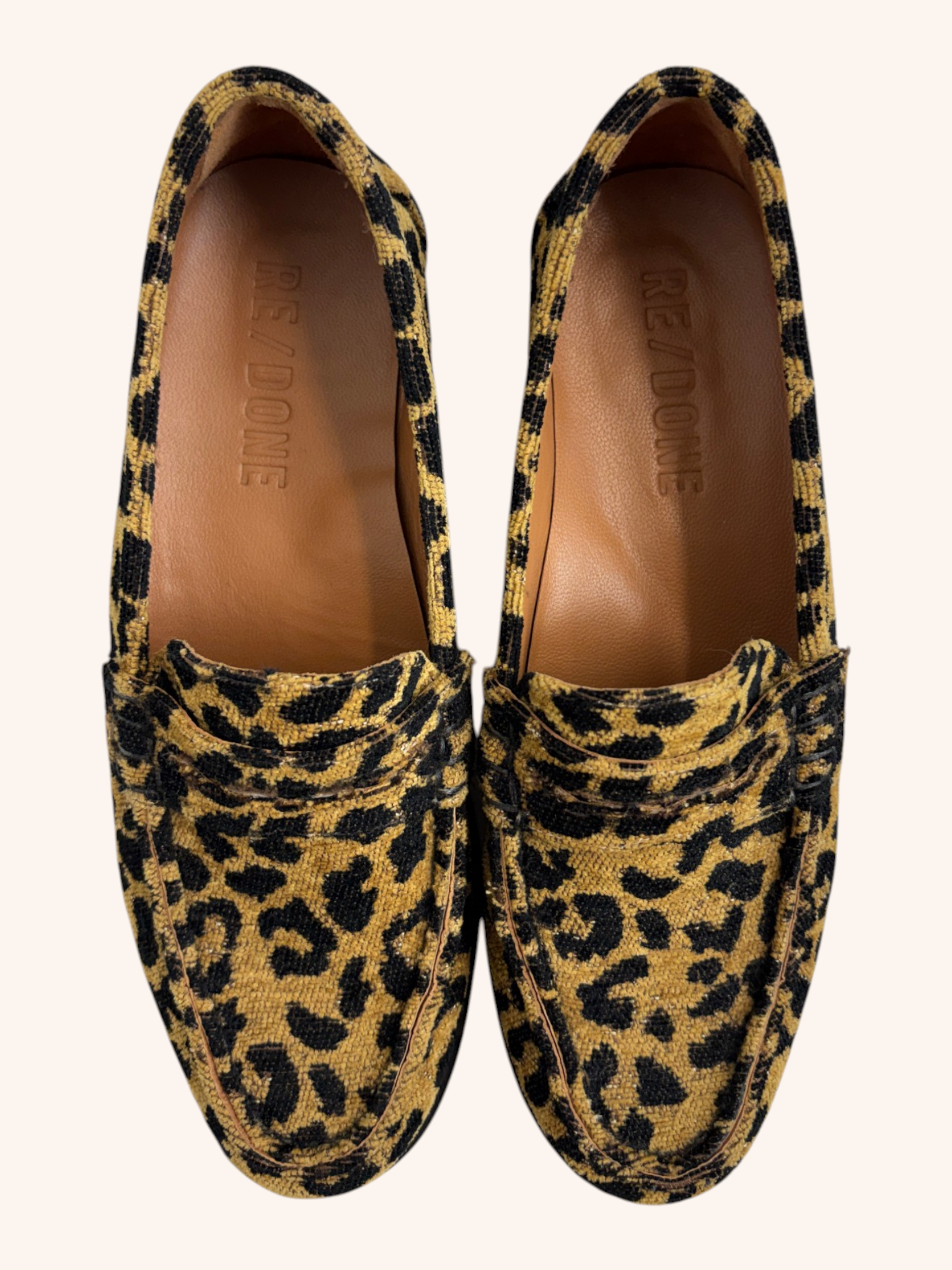 Re/done - Leopard Loafers