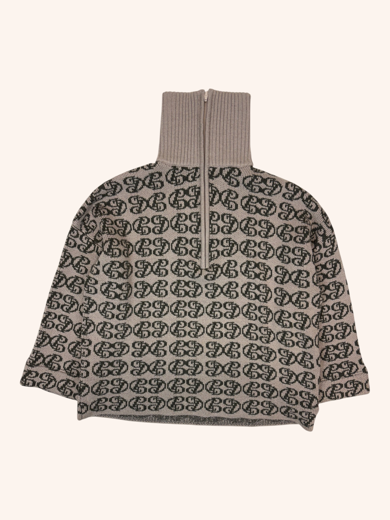 Commonplace Essentials - High Neck Monogram Jumper