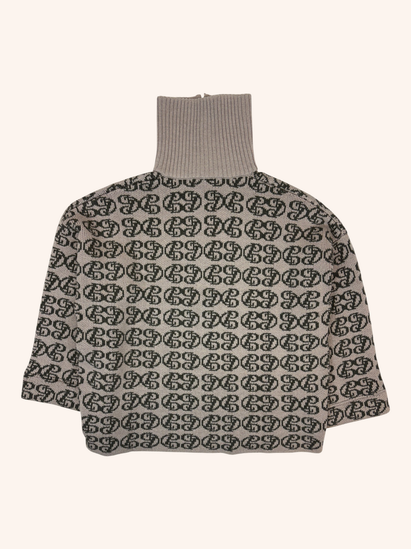Commonplace Essentials - High Neck Monogram Jumper