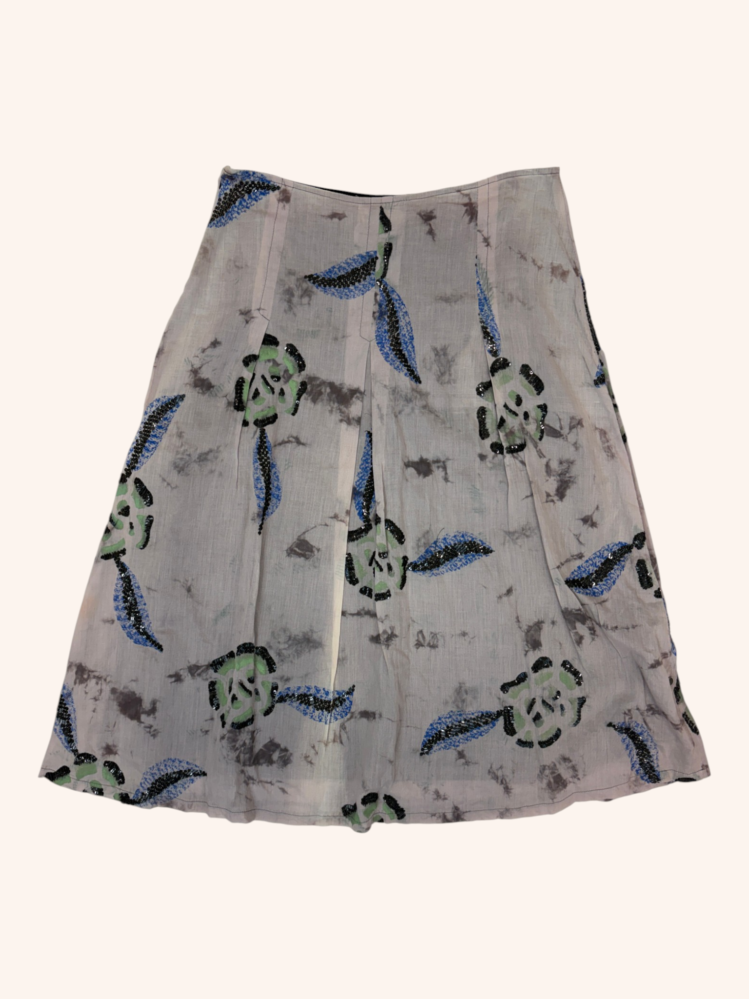 Caroline Sills - Sequined Floral Skirt