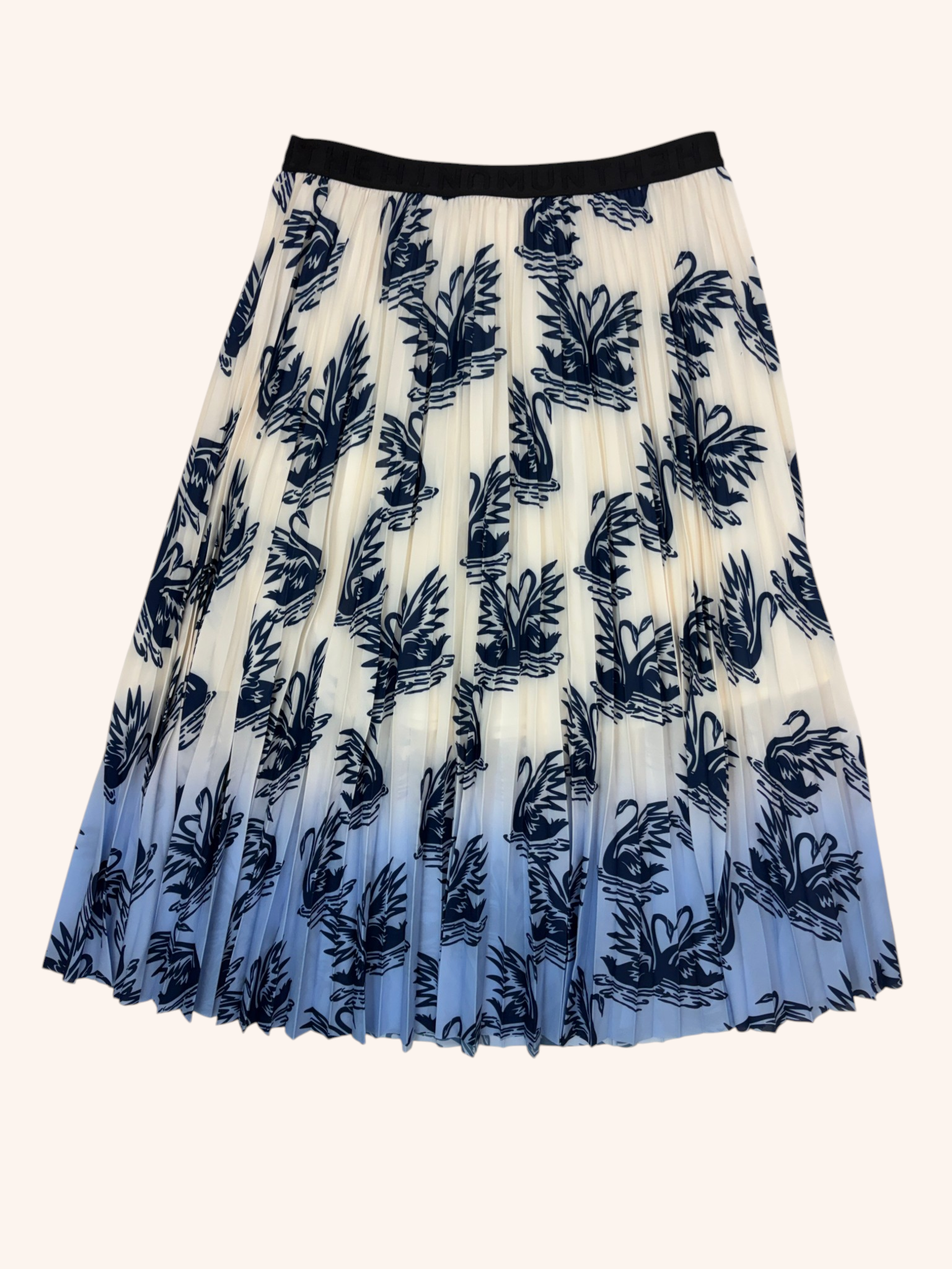 Munthe - Swan Print Pleated Skirt