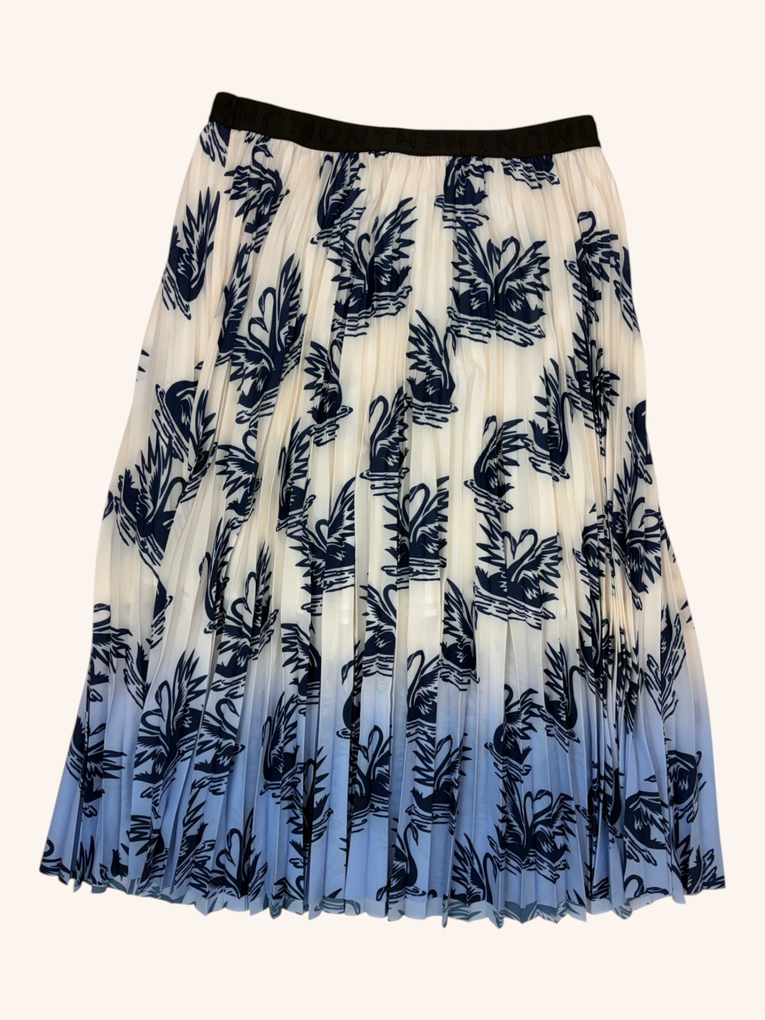 Munthe - Swan Print Pleated Skirt