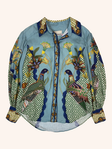 Alemais - Ornate Bird Print Shirt