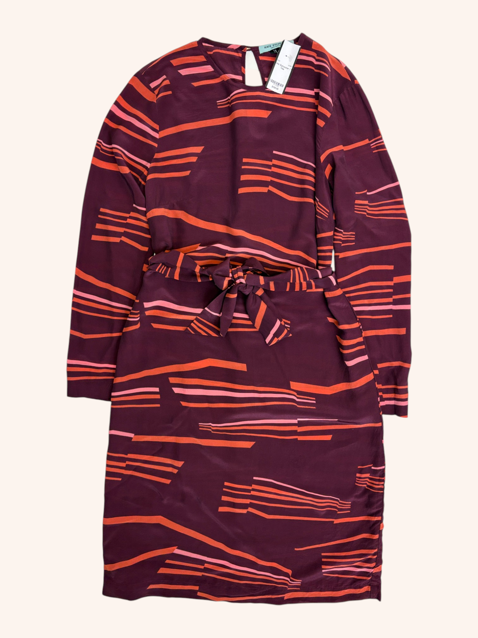 Kate Sylvester - Graphic Tie Waist Dress