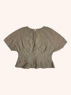 Marle - Paneled Short Sleeve Top