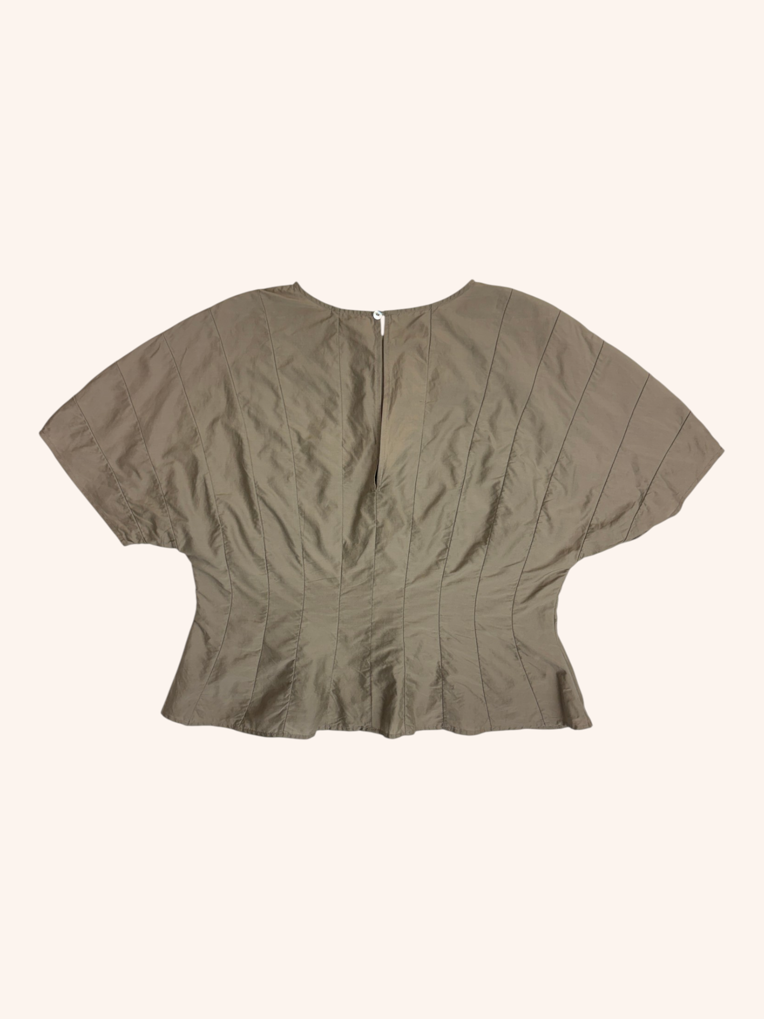 Marle - Paneled Short Sleeve Top