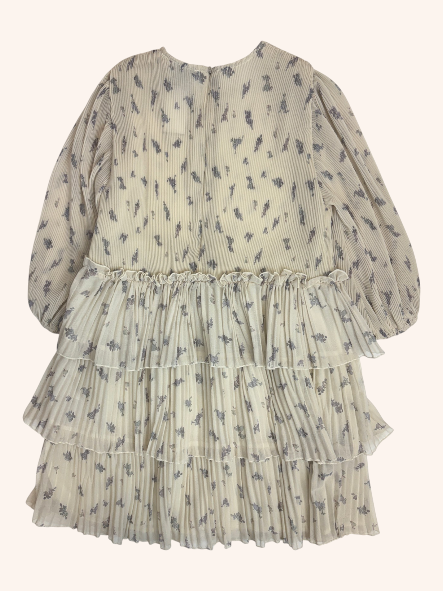 Ganni - Floral Tiered Ruffle Dress