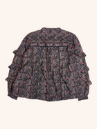 Maison Hotel - Ornate Ruffle Sleeve Top