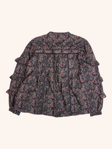 Maison Hotel - Ornate Ruffle Sleeve Top