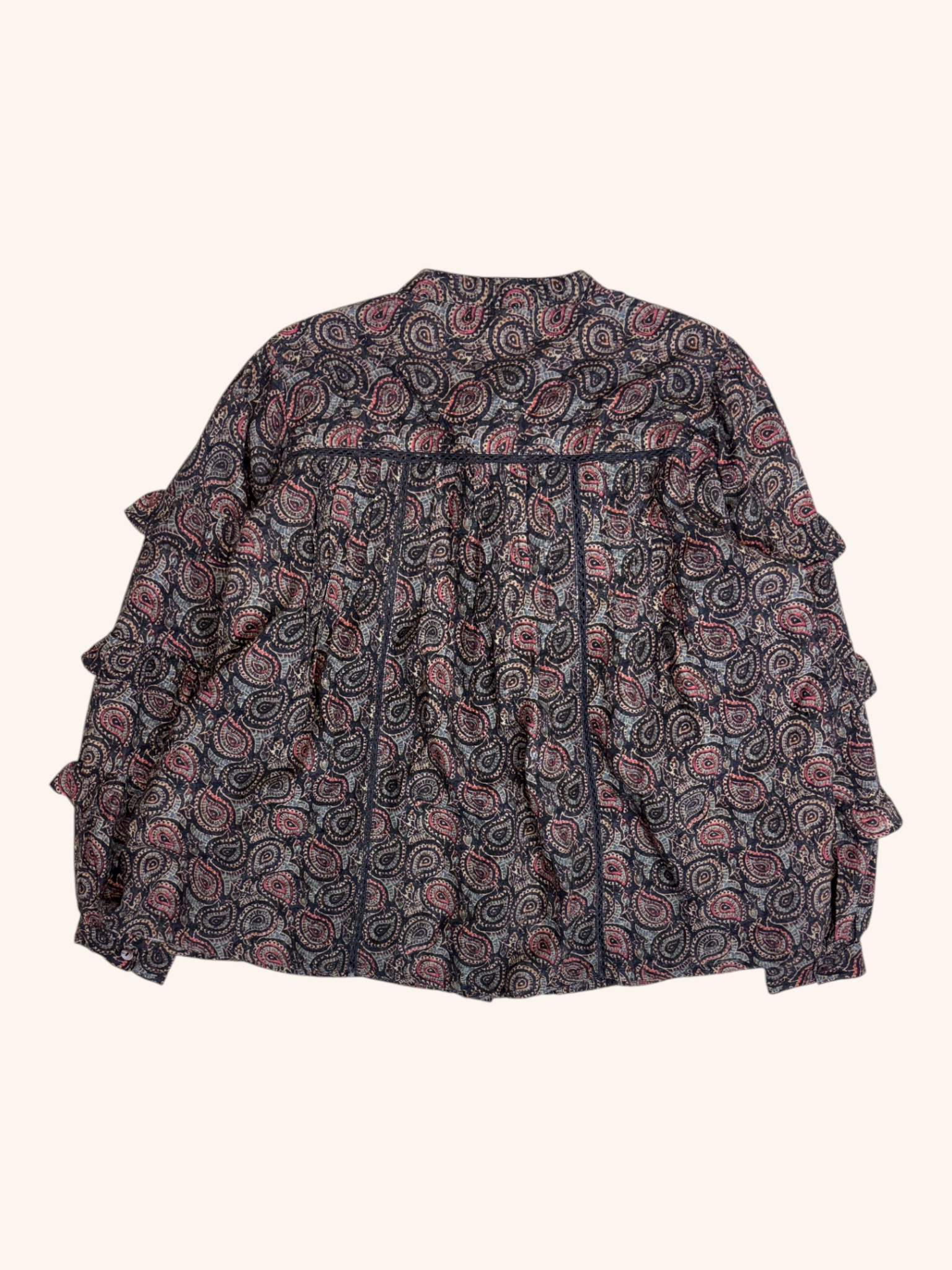 Maison Hotel - Ornate Ruffle Sleeve Top
